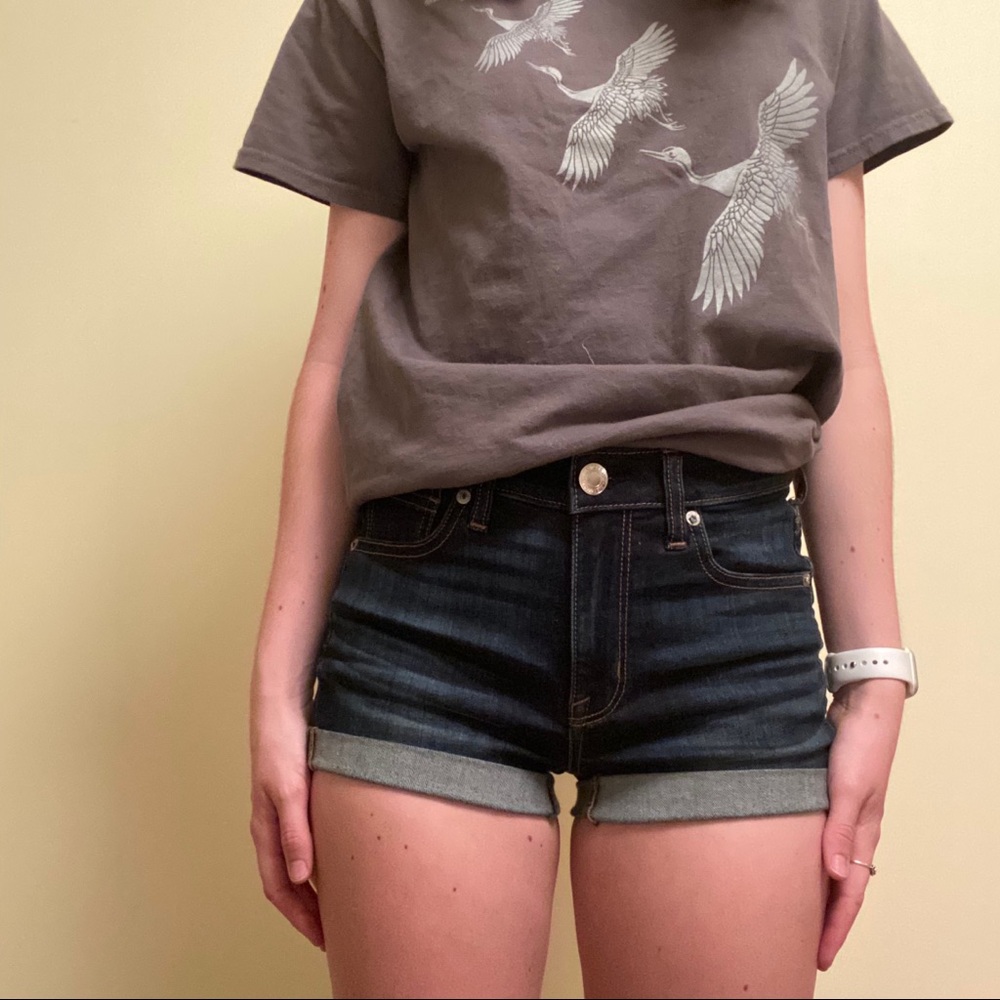 NWOT American Eagle Dark Wash Denim Shorts